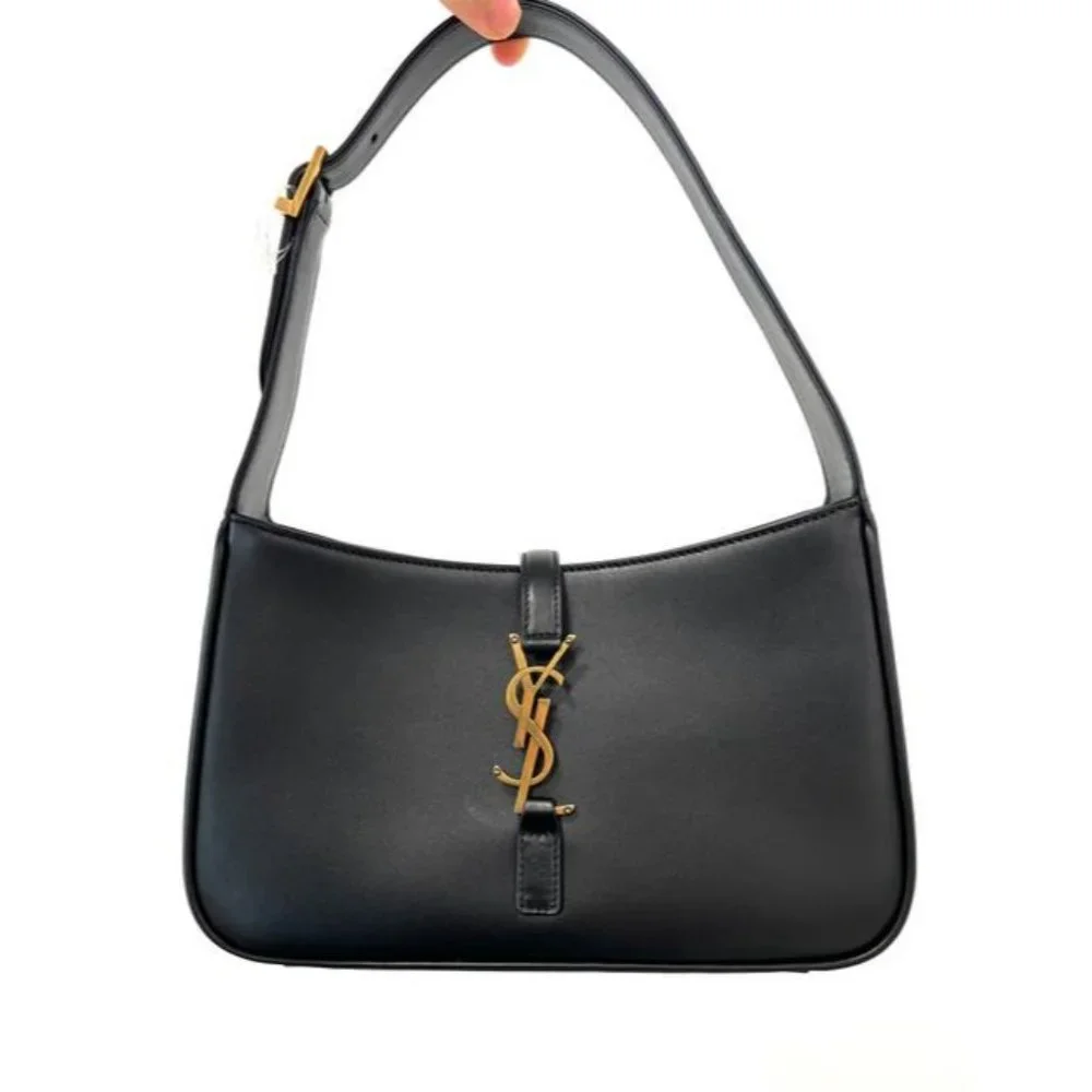 SAINT LAURENT YSL Soft Leather Le 5 à 7  Hobo Shoulder Bag